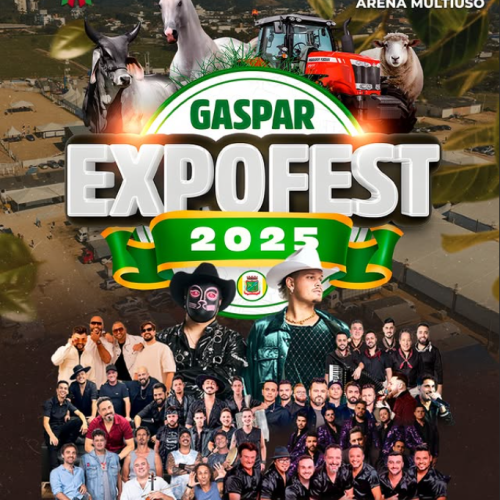 Expo Gaspar 2025 promete movimentar a cidade com cultura, negócios e grandes shows